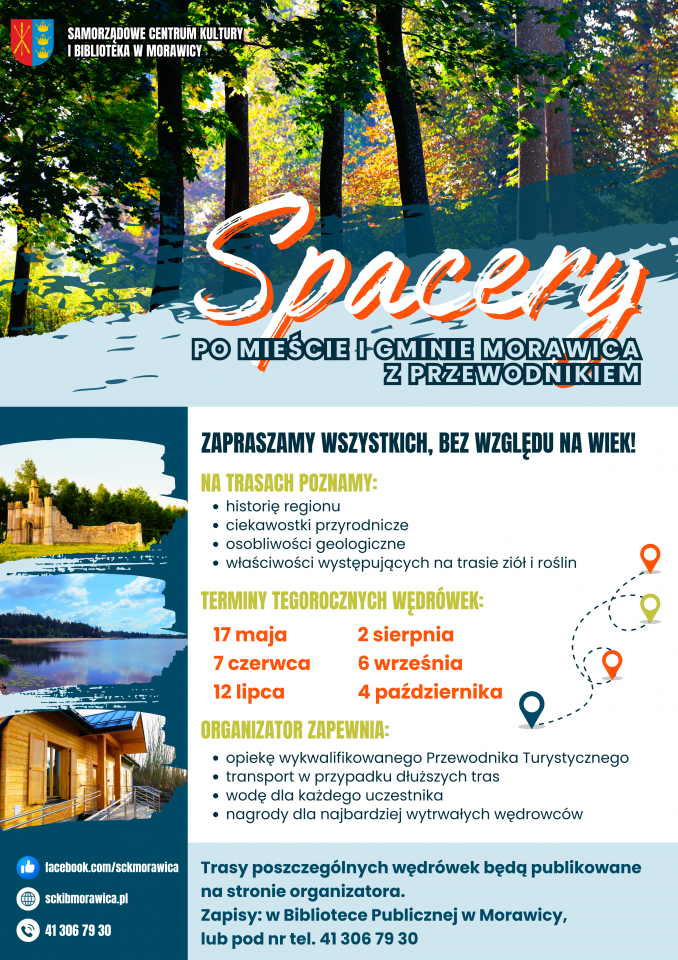 Zapraszamy na wędrówkę ˝Szlakiem dziedzictwa przyrodniczo-kulturowego z Brzezin do Nidy˝